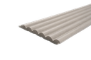 Lámina Acanalada Decorativa - Forma redonda - PS - Light gray - 12*120*2900 mm