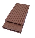 Lamina piso Deck WPC - Brown - Chocolate - Pro-step perforado - Exteriores - Reversible - 22*145*2200 mm