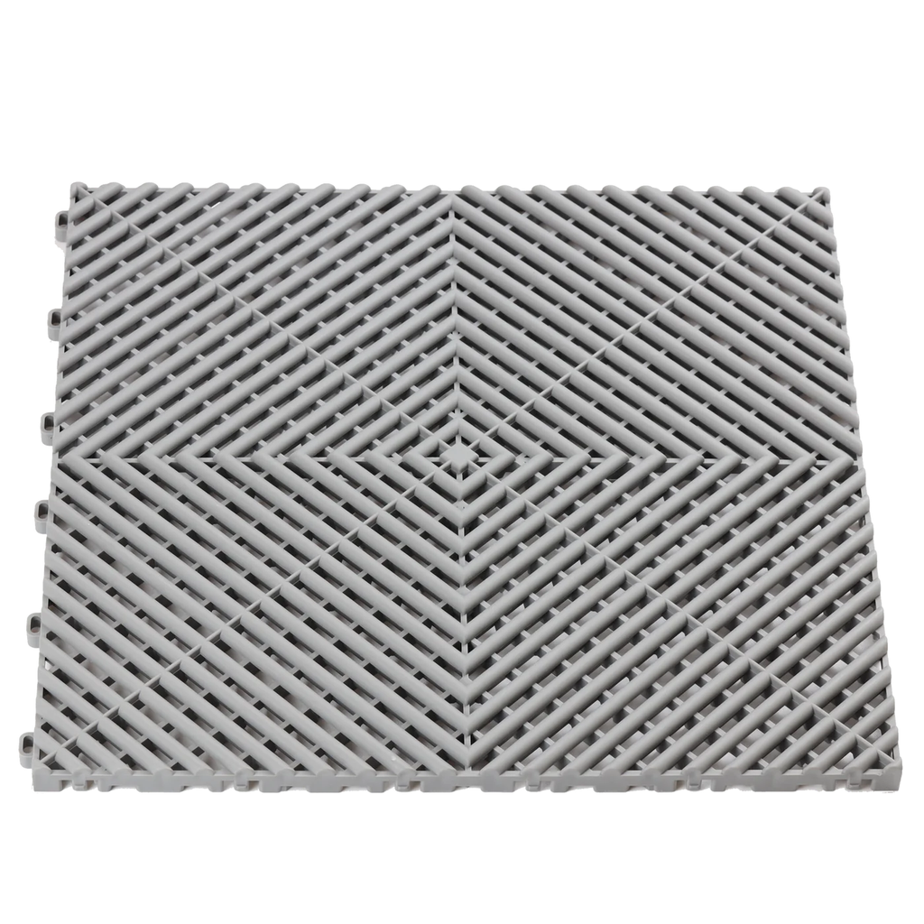 Piso garaje - Gris - PVC - Armable - 400*400*18mm