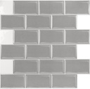 Lámina Decorativa de Vinil - Ladrillo Gris - autoadhesivo - pela y pega - 254*310*1.2 mm