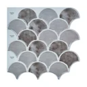Lámina Decorativa de Vinil - Globos Gris - autoadhesivo - pela y pega - 254*254*1.2 mm