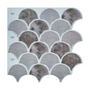 Lámina Decorativa de Vinil - Globos Gris - autoadhesivo - pela y pega - 254*254*1.2 mm