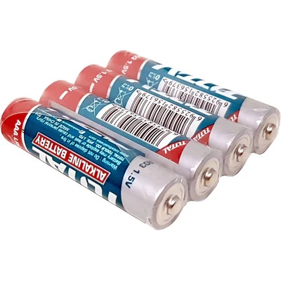 Baterias AAA - Alcalinas (LR03) - 1300Mah - 4 Pzas