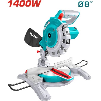 Sierra Ingleteadora 8" 1400W Cortadora Aluminio Madera