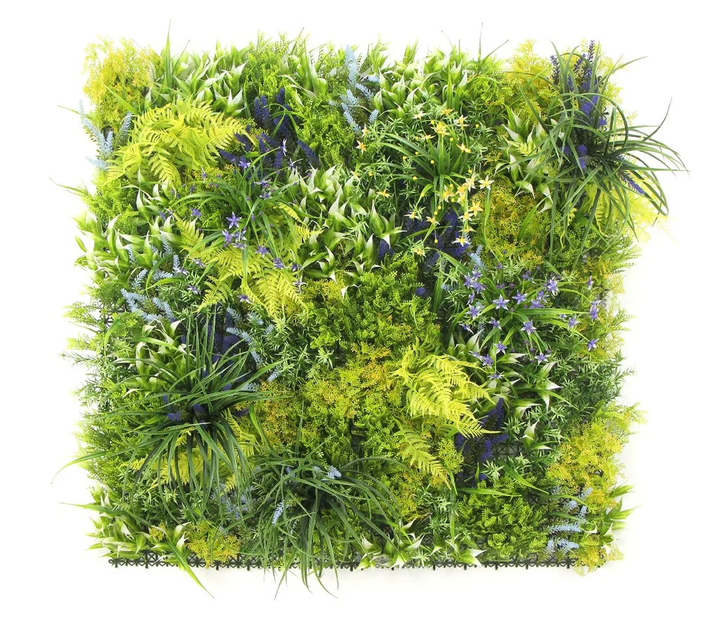 Jardín vertical - Selva brillante - Uso interior y exterior - 100 x 100 cm (1 m2) - HLX12301