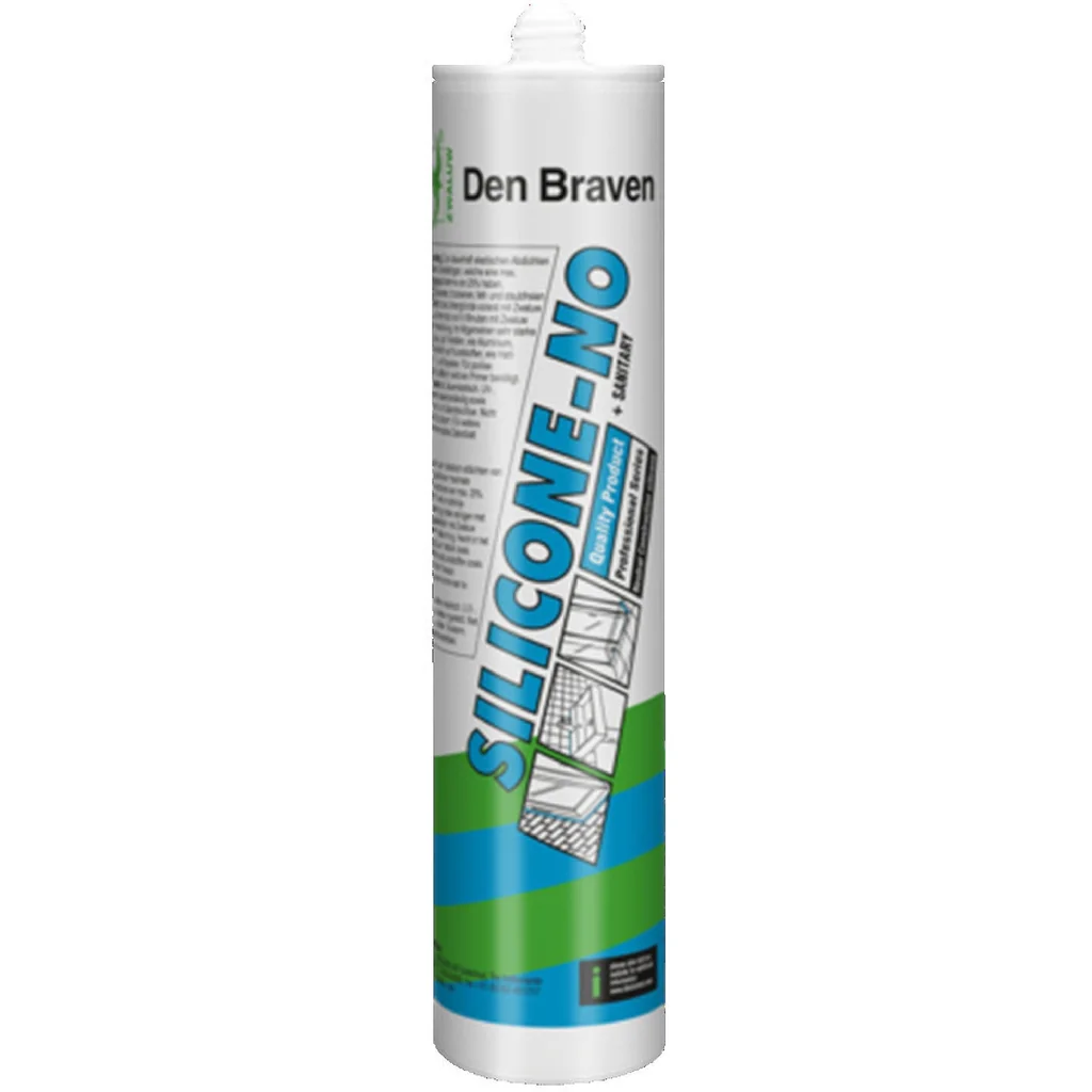 Silicon Zwaluw Neutro N.O. - Anthracite - 310 ml - Gris oscuro - Den Braven