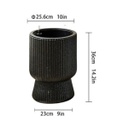 [MA-CO-NE02] Macetero - Tipo Copa - 26*36 cm - Negro Mate