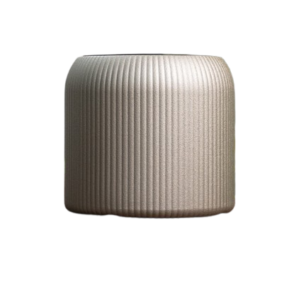 Macetero - Mediano - Circular - 28*35cm - Plata