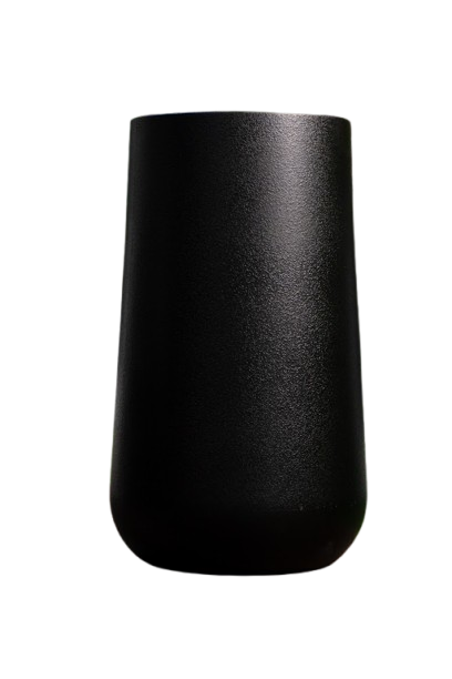 Macetero - Grande - Cilíndrico - Liso - 35*70cm - Negro Mate