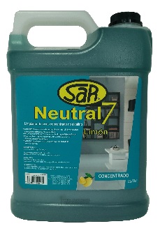 Neutral 7 - Limpiador de Pisos - Limón - Galón de 3.785 lts