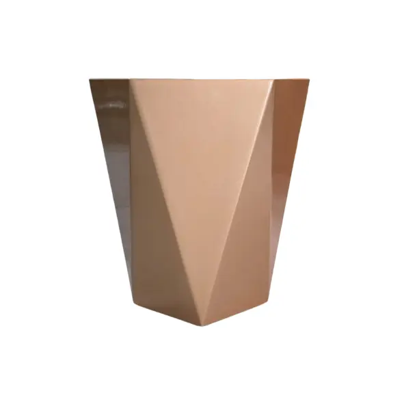 Macetero - Mediano - 39*40 cm - Oro Rosa Brillante