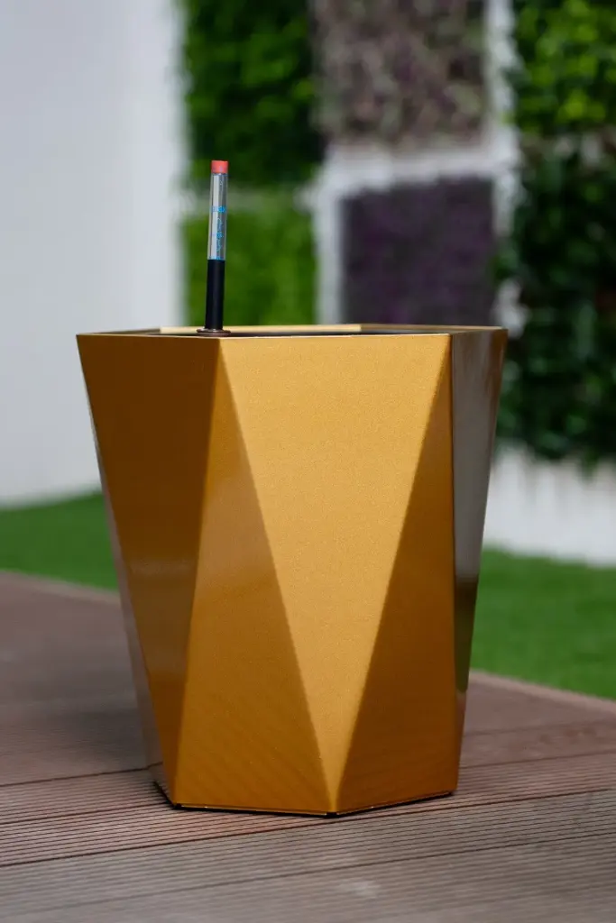 Macetero - Mediano - 39*40 cm - Oro de Lujo Brillante