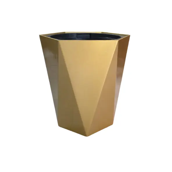 Macetero - Mediano - 39*40 cm - Oro de Lujo Brillante