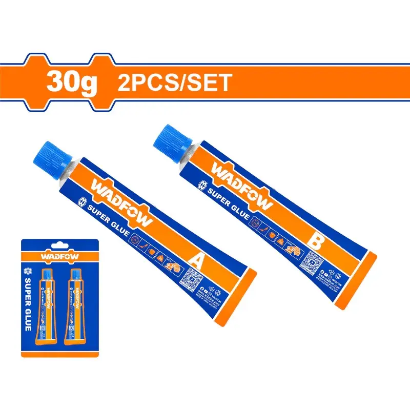 Pegamento Epóxico Wadfow - Secado Rápido - 10gr - Tiempo de Espera 30min - Set 2 Pcs