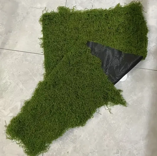 Alfombra de Musgo Artificial - 50*100 cm - Verde Oscuro - Uso interior