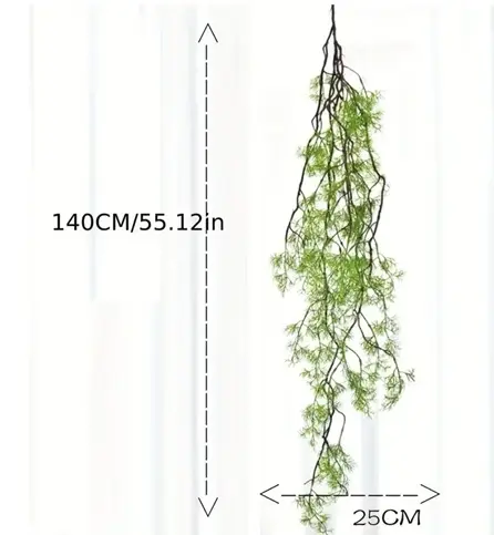 Planta Colgante Artificial - Barba del Bosque - 140*23 cm