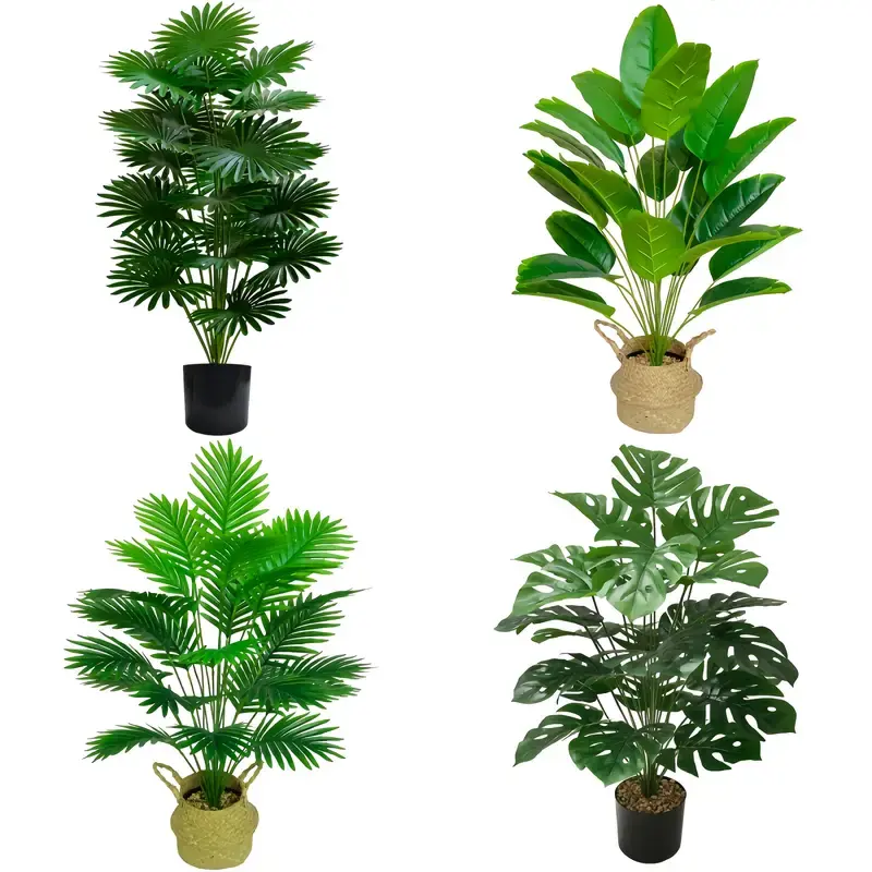 Planta Artificial - Verdecora - No Incluye Macetero - Sin pote - 12 Hojas - 55 cm de Altura