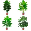 Planta Artificial - Verdecora - No Incluye Macetero - Sin pote - 12 Hojas - 55 cm de Altura