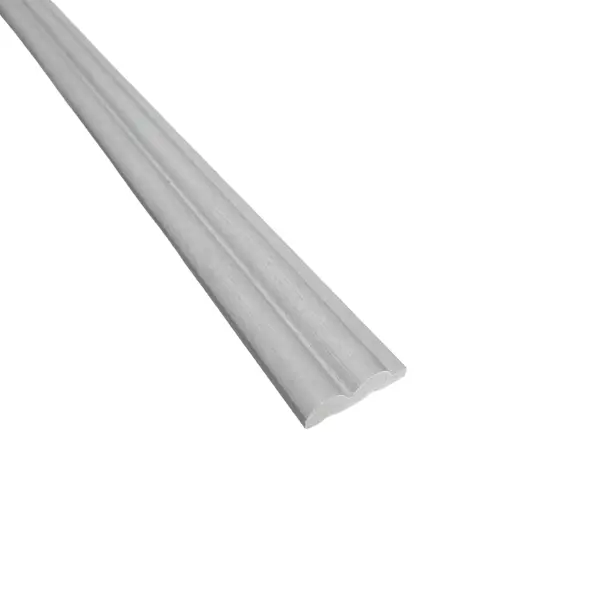 Transición para Lamina Acanalada - Light Gray - Forma Redonda - 12*43*2900mm - Lateral Derecho