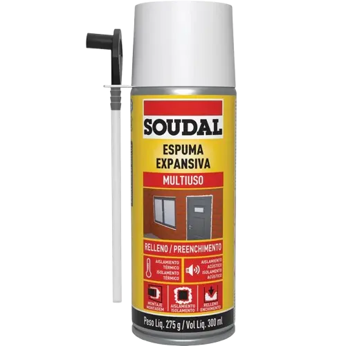 Espuma Expansiva Aislante - Soudal - 300 ml