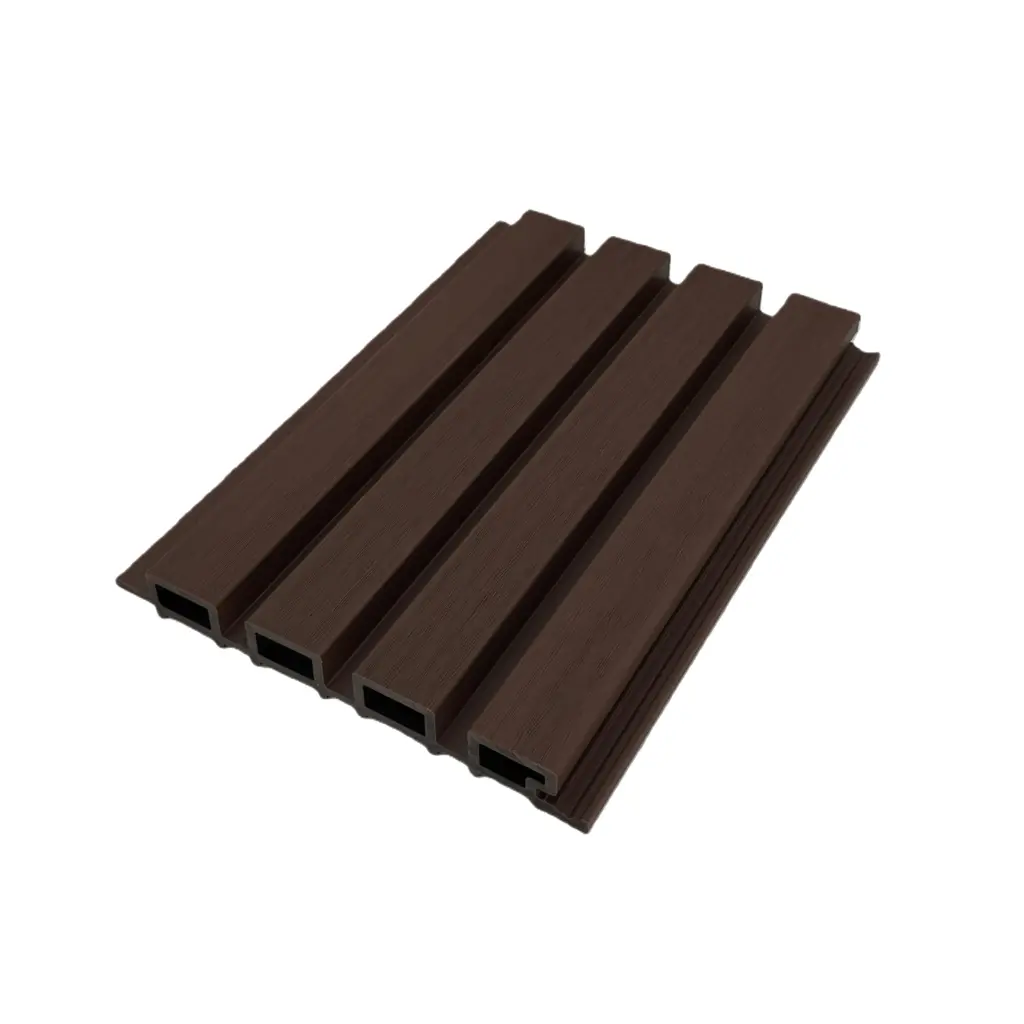 Lámina Acanalada Decorativa - WPC - Exteriores - Chocolate - 26*220*2900 mm