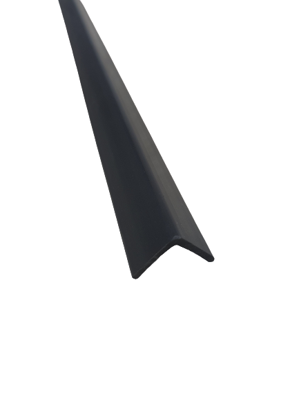 Angulo de PVC - Pared - Negro - 25X25X2700 mm