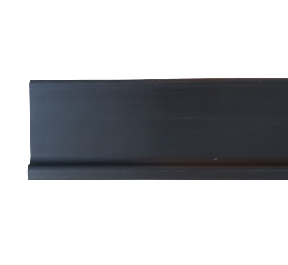 Zocalo rígido - PVC - Negro - 70x2000 mm  BTPRN 70