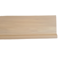 Zocalo rígido - PVC - Dark beech - 70x2000 mm