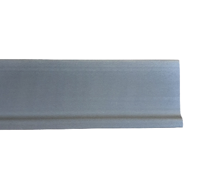 Zocalo rígido - PVC -Gris - 70x2000 mm - BTPRGS 70