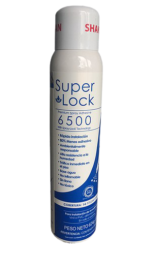 Pegamento aerosol Super Lock - Pisos PVC - Rendimiento 15 m2