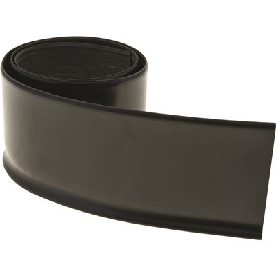 Rollo zocalo vinil - Negro - 50 metros largo - Altura 10 centímetros