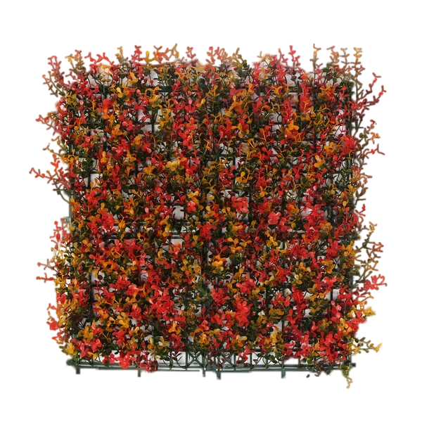 Follaje artificial - 50 x 50 cm -  Decogreen - A006R - Brote Japones Rojo