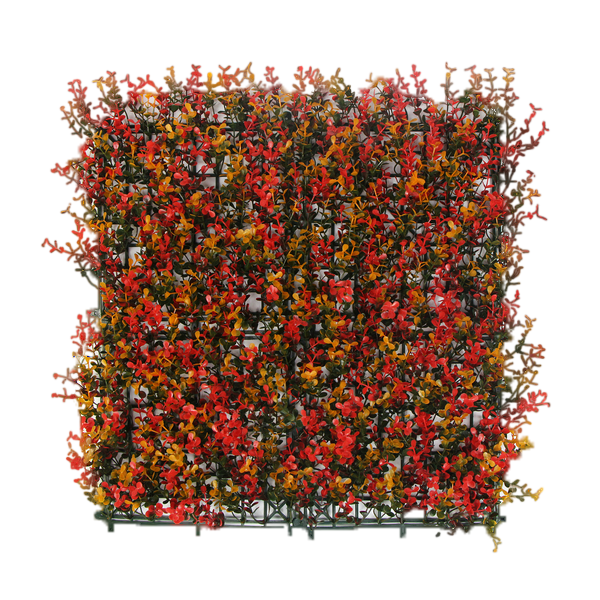 Follaje artificial - 50 x 50 cm -  Decogreen - A006R - Brote Japones Rojo