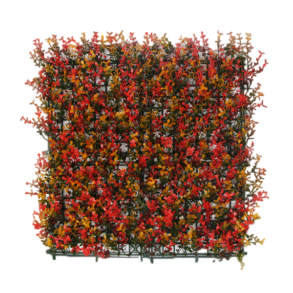 Follaje artificial - 50 x 50 cm -  Decogreen - A006R - Brote rojo Japones