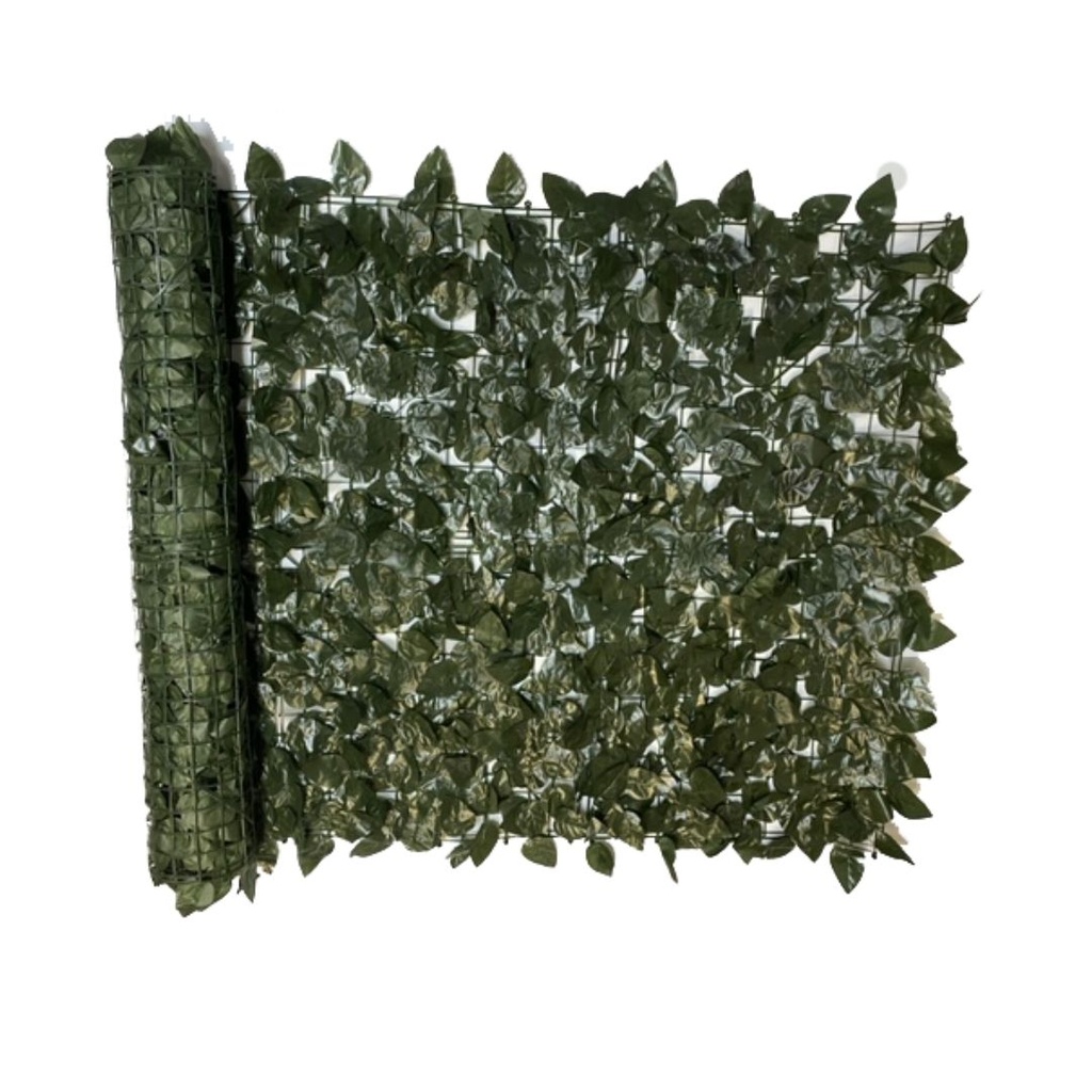 Rollo malla de hojas verde oscuro 100 x 300 cm (3 m2) - B003