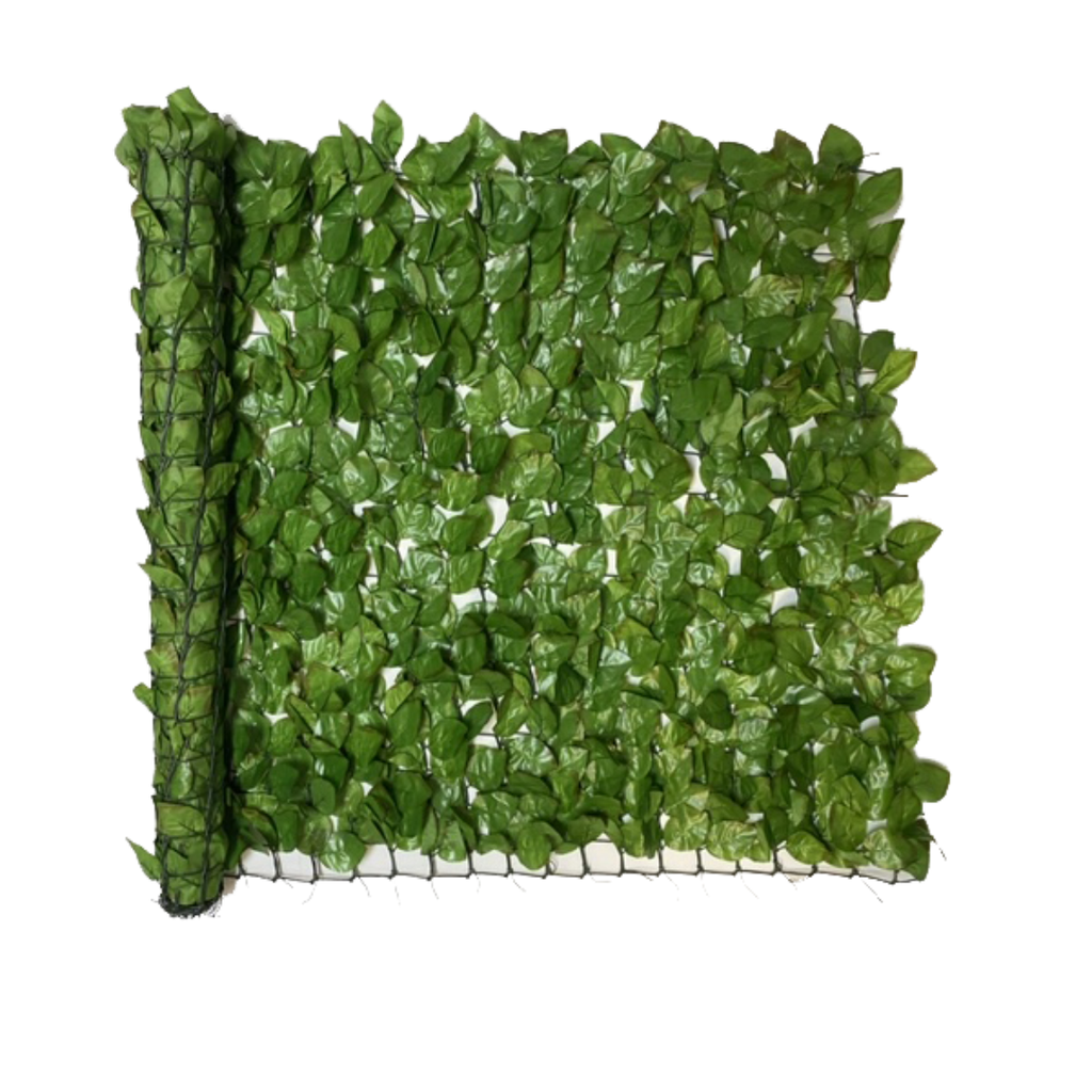 Rollo malla de hojas verde/rosa 100 x 300 cm (3 m2) - B002