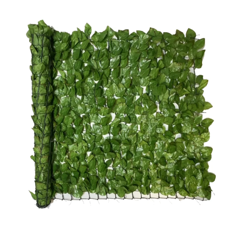 Rollo malla de hojas verde/rosa 100 x 300 cm (3 m2) - B002