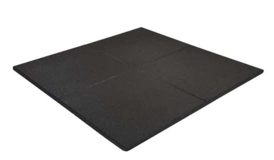 Loseta piso caucho gym - Negro - 1000*1000*20 mm