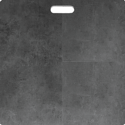 [PF-003] Caja piso SPC - 6mm - Sistema Clic - Álto tráfico - Concreto dark gray - Gris oscuro - Manto padding incluido