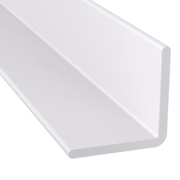 [AGEB 25] Angulo de PVC - Pared - Blanco - 25X25X2700 mm