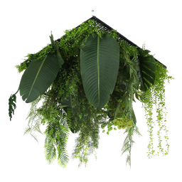 [HSX030] Jardín colgante - HSX030 - Bosque Tropical - 100 x 100 cm (1 m2)