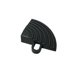 [ACP10003-4] Rampa para piso garaje - PVC - Esquinero - Color negro