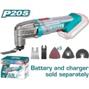 Flexible Multitool Oscilante - 20 V. - No Incluye Bateria Ni Cargador - Incluye Accesorios
