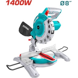 [HE-CA-IN02] Sierra Ingleteadora 8&quot; 1400W Cortadora Aluminio Madera