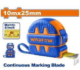 [HE-CA-CI05] Cinta métrica y pulgada 10 mts x 25 mm con Botón