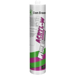 [CO-SI-BL-04] Silicon Zwaluw Acryl-W - Blanco - Pintable - 310 ml - Den Braven