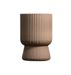 [MA-CO-CA03] Macetero - Tipo Copa - 26*36 cm - Café Arenado