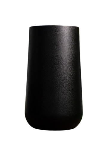 [MA-CI-BL08] Macetero - Grande - Cilíndrico - Liso - 35*70cm - Negro Mate