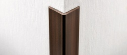 [AGE06W 25] Angulo de PVC - Pared - Chocolate - 25X25X2700 mm
