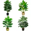 Planta Artificial - Verdecora - No Incluye Macetero - Sin pote - 12 Hojas - 55 cm de Altura